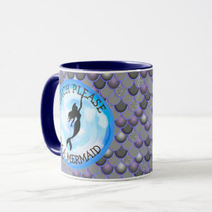 Mermaid Guerrier Grey Mug