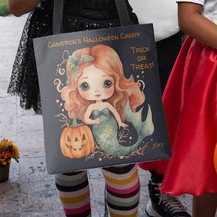 Mermaid Halloween Candy Trick oder Treat Tasche