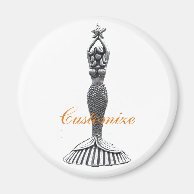 Mermaid Holding Star Thunder_Cove Magnet (Vorne)