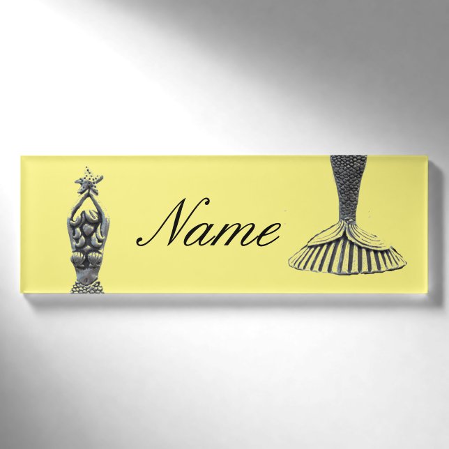 Mermaid Holding Star Thunder_Cove Namenschild (Vorderseite)