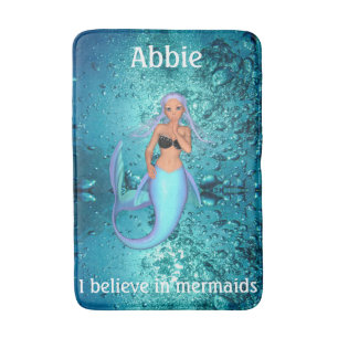 Mermaid - Ich glaube an Mermaids Bath Mat Badematte