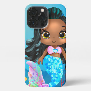Mermaid II iPhone 13 Pro Slim Fit Case, Glossy iPhone 13 Pro Hülle