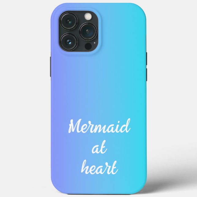 Mermaid im Fall Heart Gradient Case-Mate iPhone Hülle (Rückseite)