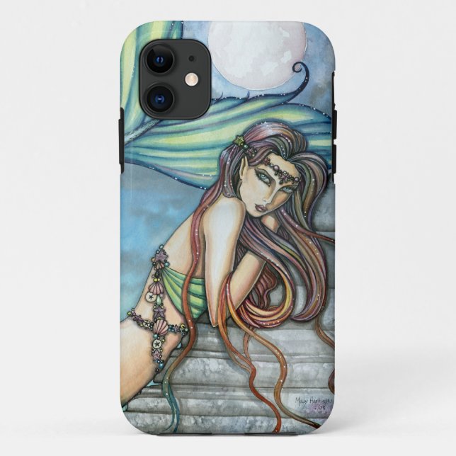 Mermaid Imaginaire Art Atlantis iPhone 5 Coque (Dos)