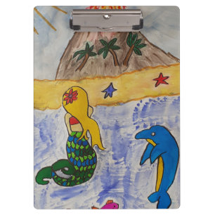 Mermaid-Insel Klemmbrett