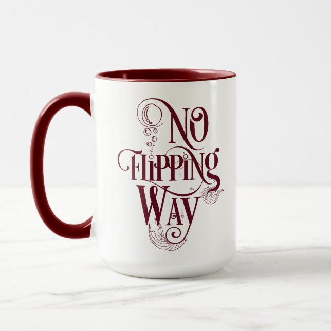 Mermaid Inspiriert Red Tasse (Links)