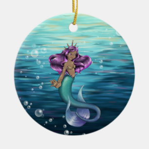 Mermaid Iole Keramik Ornament