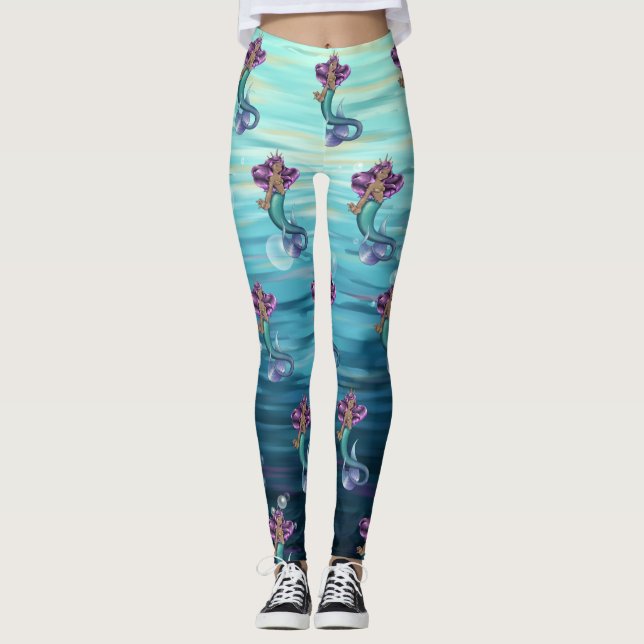 Mermaid Iole Leggings (Vorderseite)