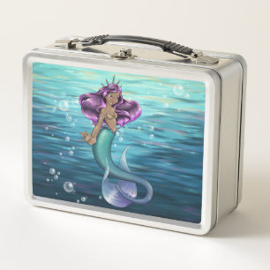Mermaid Iole Metall Brotdose