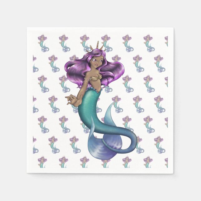 Mermaid Iole Serviette (Vorderseite)