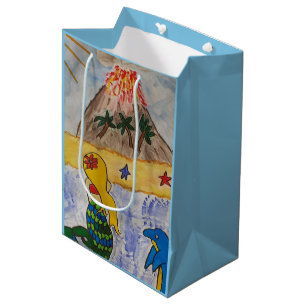 Mermaid Island Geschenktasche Mittlere Geschenktüte