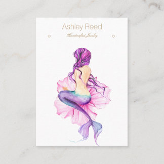 Mermaid Jewelry Card - Earl Visitenkarte