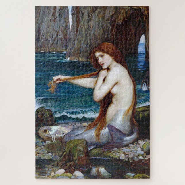 Mermaid, John William Waterhouse (Vertikal)