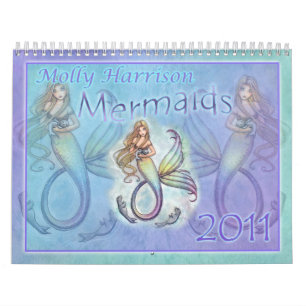 Mermaid-Kalender 2011 von Molly Harrison Kalender