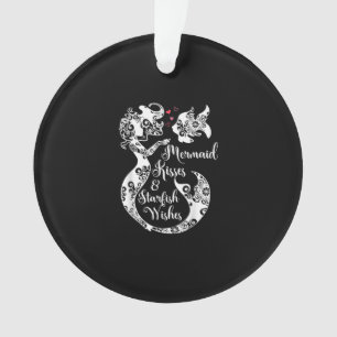 Mermaid Kisses Starfish wünscht Mandala Mermai Swi Ornament