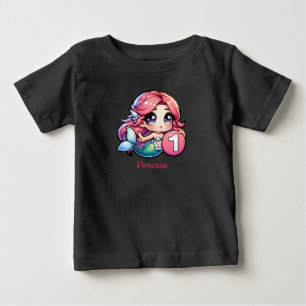 Mermaid Kleinkind Birthday Shirt