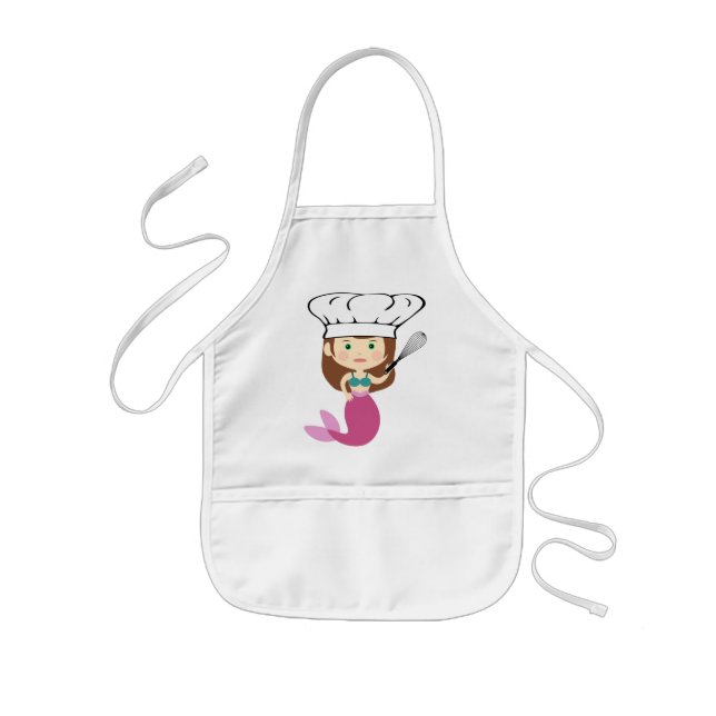 Mermaid Koch Kinderschürze (Vorne)
