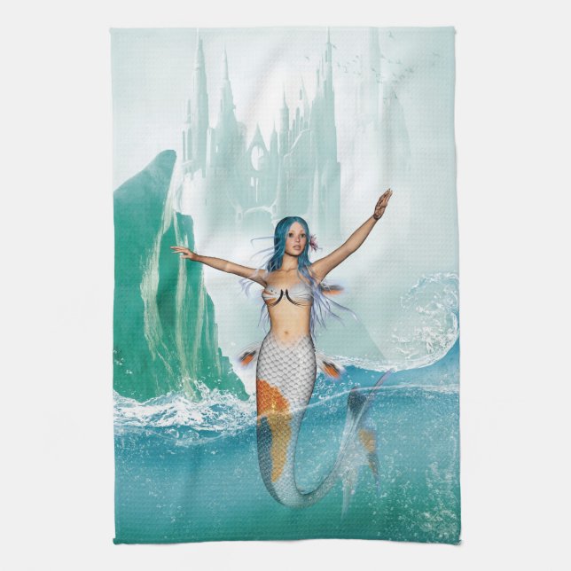 Mermaid Küchentuch (Vertikal)