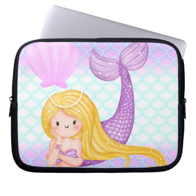 Mermaid Laptopschutzhülle (Vorderseite)