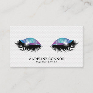 Mermaid Lashes Glittering Visitenkarte