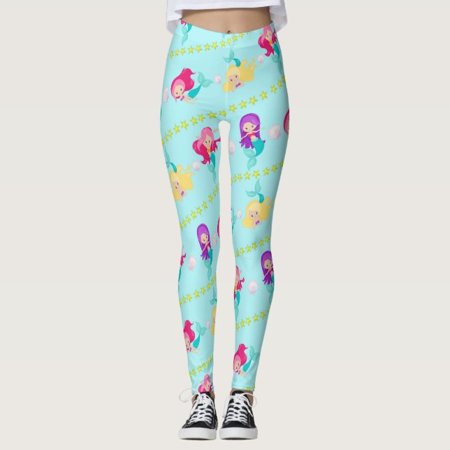 Mermaid Leggings (Vorderseite)
