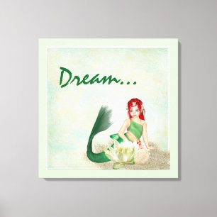 Mermaid Leinwanddruck