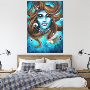 Mermaid Leinwanddruck