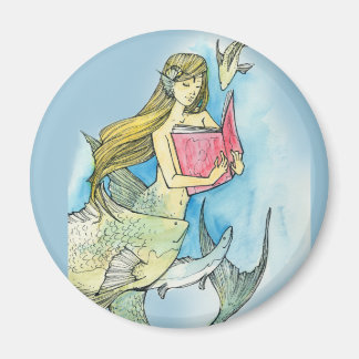 Mermaid-Lieben lesen Magnet
