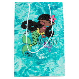 Mermaid Life OM - Mittlere Geschenktasche Geschenktüte