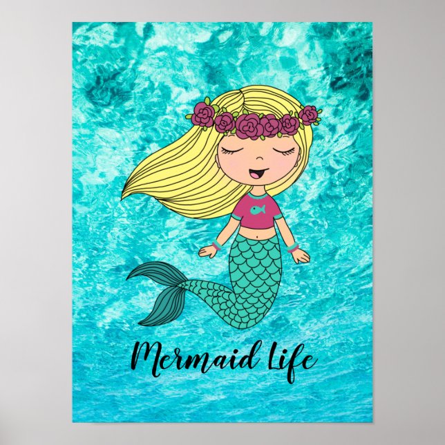 Mermaid Life Poster (Vorne)