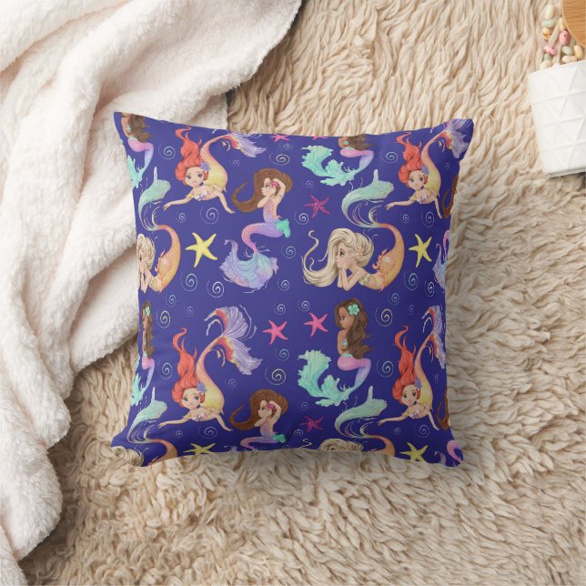 Mermaid Life Throw Kissen (Decke)