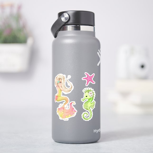 Mermaid Life Vinyl Stickers Aufkleber (HydroFlask)