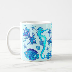 Mermaid Lila Fairy Creation Kaffeetasse