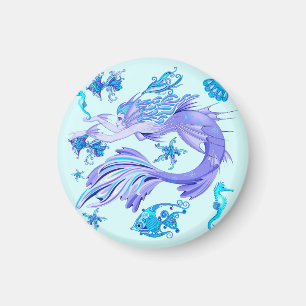 Mermaid Lila Fairy Creation Magnet