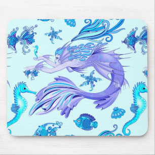 Mermaid Lila Fairy Creation Mousepad