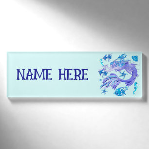 Mermaid Lila Fairy Creation Namenschild