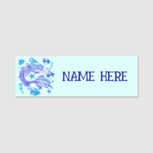 Mermaid Lila Fairy Creation Namensschild