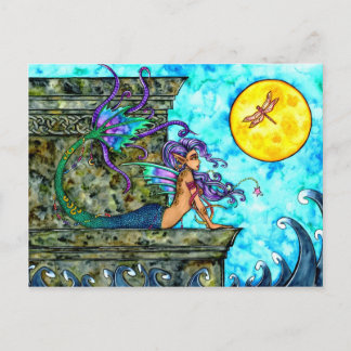 Mermaid Longing Postcard Postkarte