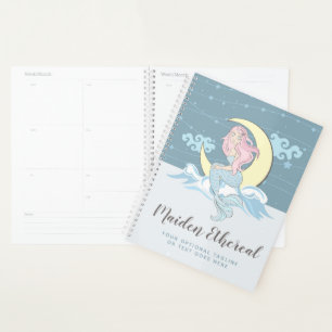 Mermaid Lune & Étoiles Mystique Cheveux Rose Sirèn