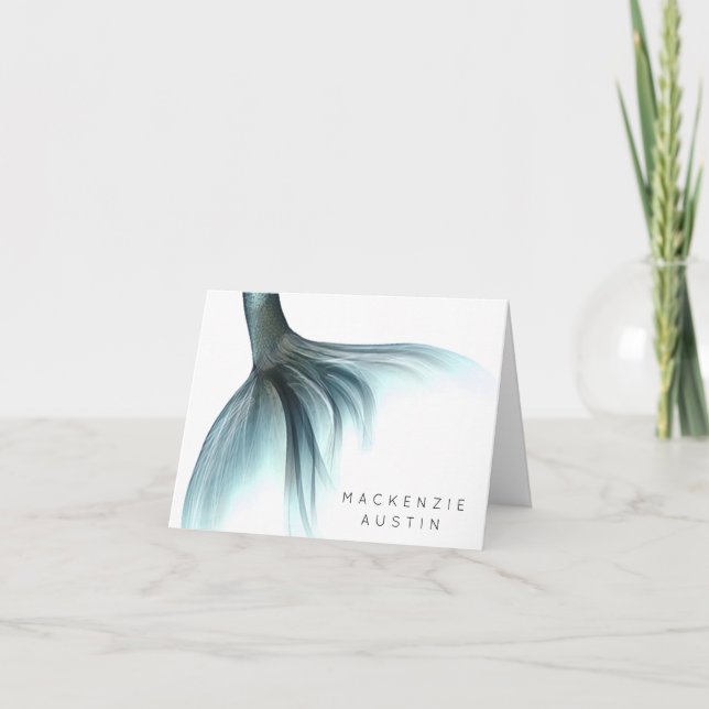 Mermaid Luxe Schwanz | Meeresfrüchte Grünes Aqua C (Vorderseite)