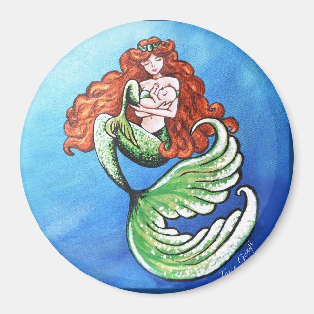 Mermaid Mama Magnet (Vorne)