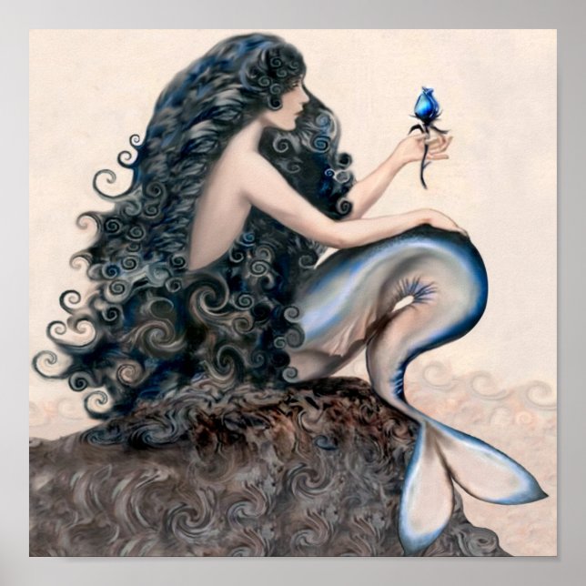 Mermaid Mermaids Fantasy Myth Poster (Vorne)
