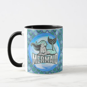 Mermaid mignon Mug BLUE