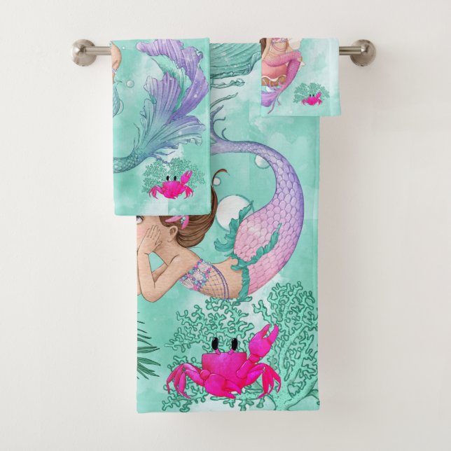 Mermaid mignon poisson-Starfish rose personnel (En situation)