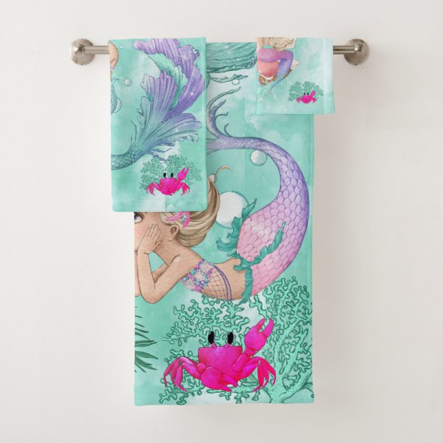 Mermaid Mignonne éco-étoile personnelle (En situation)