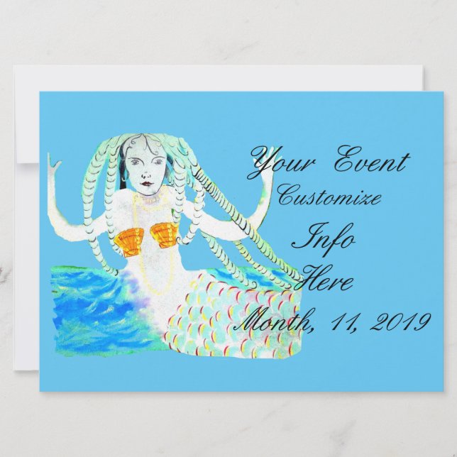 Mermaid mit Dreadlocks Thunder_Cove (Vorderseite)