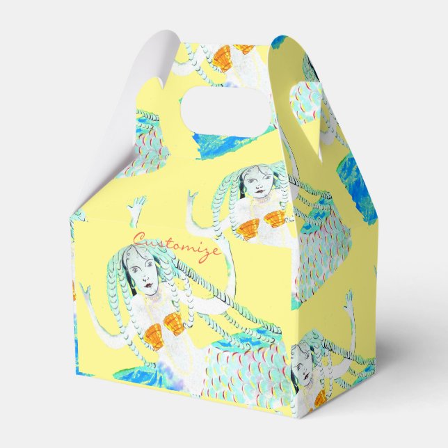Mermaid mit Dreadlocks Thunder_Cove Geschenkschachtel (Vorderseite)