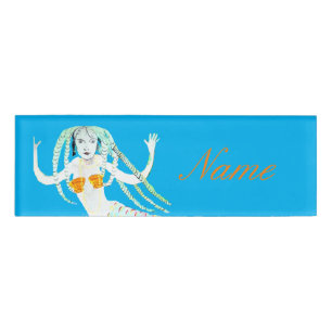 Mermaid mit Dreadlocks Thunder_Cove Namenschild