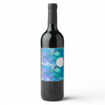 Mermaid Moon Bottle Etikett 6Pack