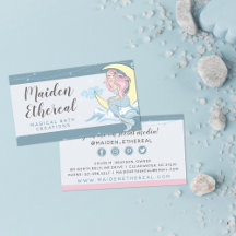 Mermaid Moon & Stars Mystical Siren Social Media